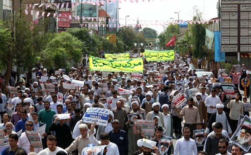 انعکاس وحدت ملت ایران در راهپیمایی روز قدس از رادیو تهران