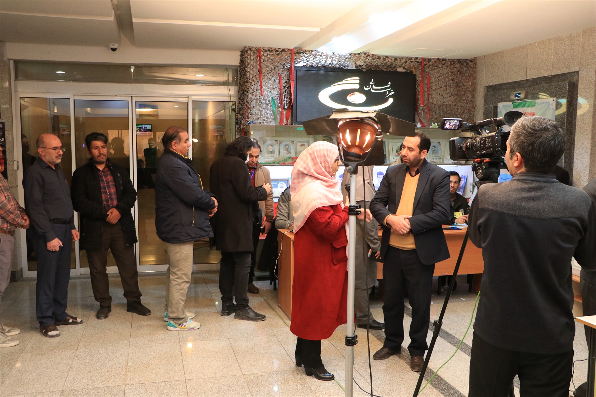 حضور همکاران شبکه اترک در انتخابات